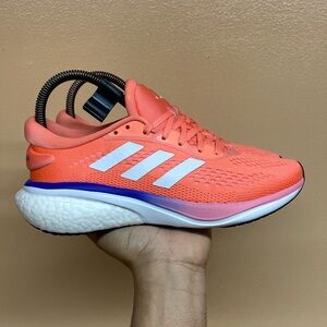 Adidas Supernova 2 Running Sneakers “Coral Fusion / Cloud White / Beam Pink”